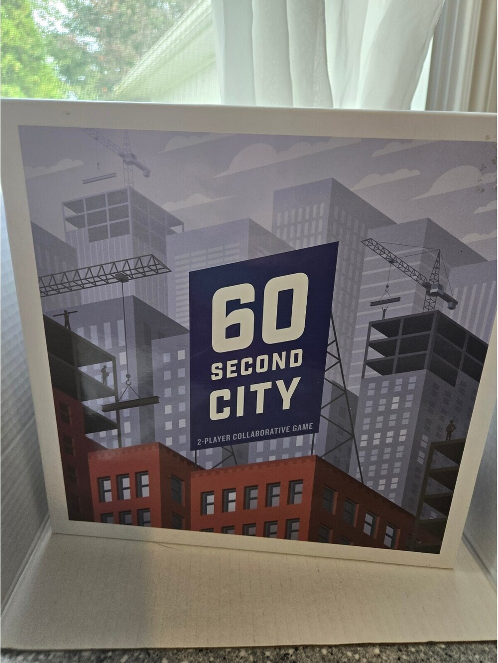 60 Second City / Buffalo Games / 2-Player Co-Op Strategy Board Game Sealed New